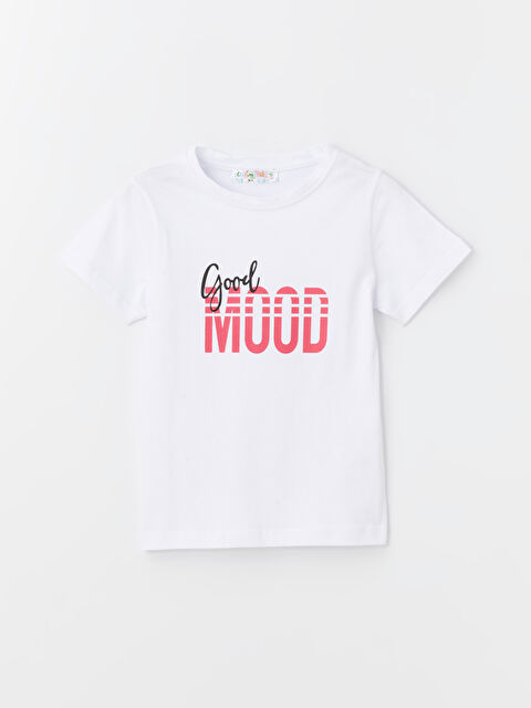 CALİMERA MODA Bisiklet Yaka Kız Çocuk Tişört - S4LK88Z4-J5E