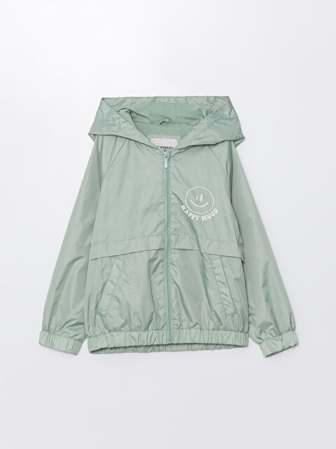 LCW Kids Kapüşonlu Kız Çocuk Yağmurluk - S4LL45Z4-FKS