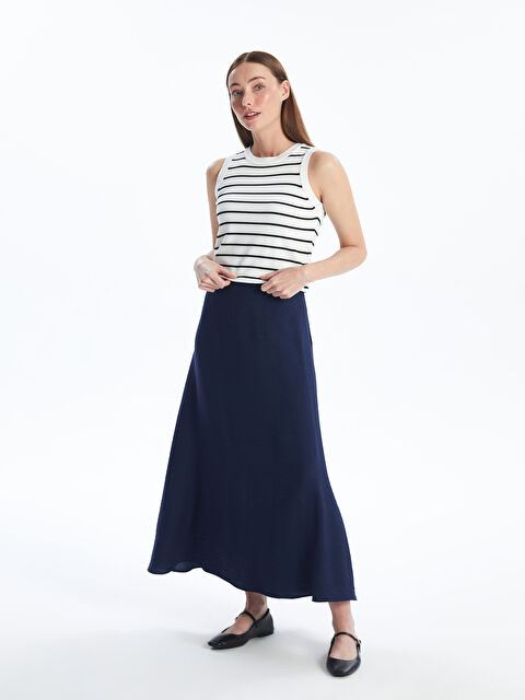 LCWAIKIKI Classic Kadın Beli Lastikli Düz Etek - S4LT22Z8-YFY