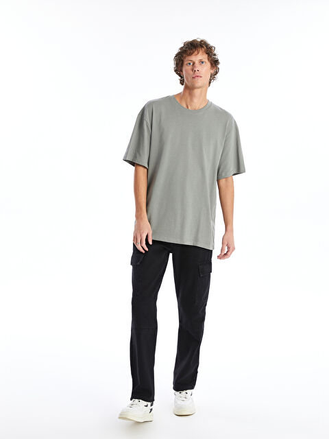 LCW Jeans ерлерге арналған карго джинс шалбар 700 тік пішім - S4LU15Z8-326