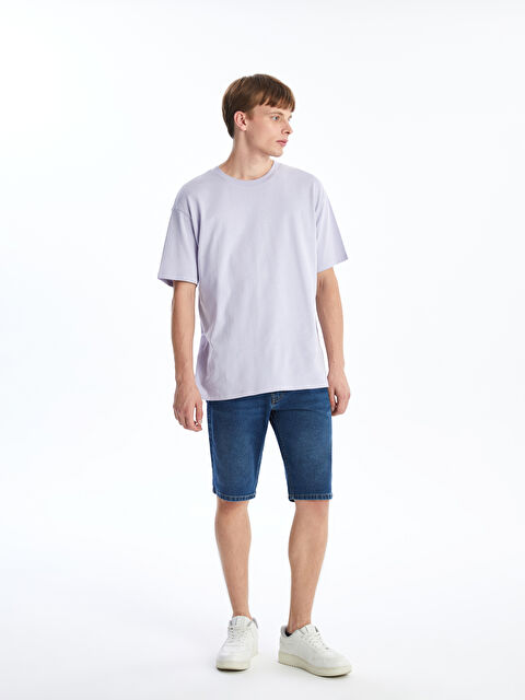 LCW Jeans Къси дънкови панталони с редовна кройка за мъже - S4LY15Z8-H45