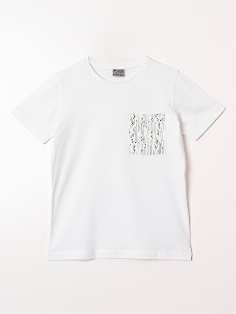 Mışıl Kids Bisiklet Yaka Kısa Kollu Erkek Çocuk Tişört - S4LY29Z4-J5E