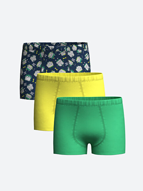LCW Kids Baskılı Erkek Çocuk Boxer 3'lü