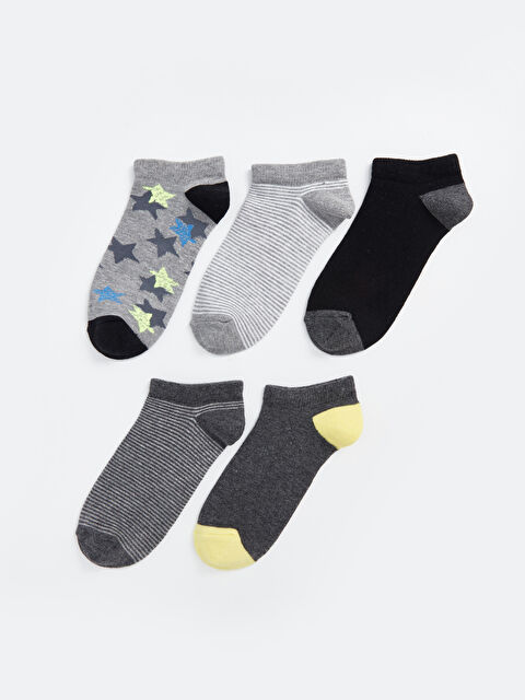 LCW Kids Erkek Çocuk Patik Çorap 5'li - S4M228Z4-K00
