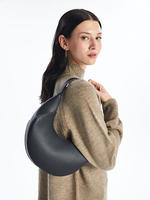 LCW ACCESSORIES Deri Görünümlü Kadın Baget Çanta - S4M403Z8-CVL