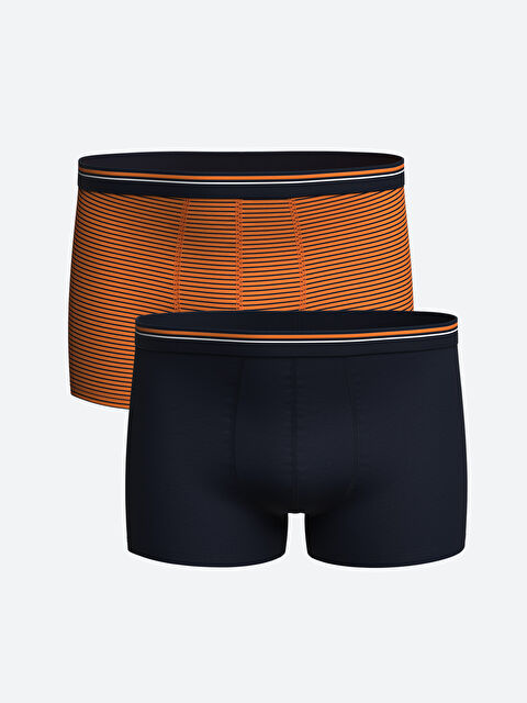 LC WAIKIKI Standart Kalıp Pamuklu Esnek Erkek Boxer 2'li - S4M459Z8-YKT