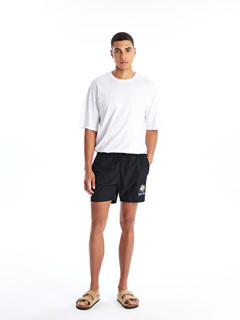 XSIDE Kısa Boy Rick and Morty Baskılı Erkek Deniz Şortu - S4M516Z8-CVL