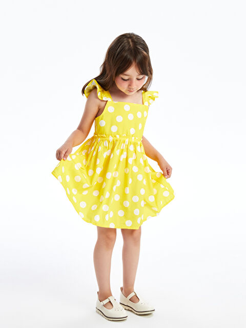 LCW baby Square Collar Sleeveless Baby Girls' Dress - S4M601Z1-LUG
