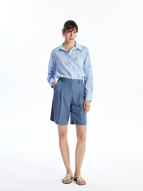 LCWAIKIKI Classic Rahat Kalıp Kadın Şort - S4M615Z8-YCX