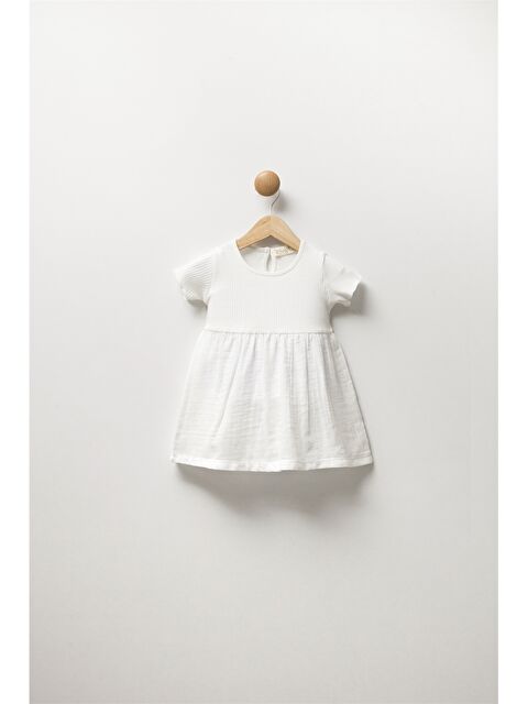 Jo'viel Bisiklet Yaka Kız Bebek Elbise - S4M795Z1-FDU