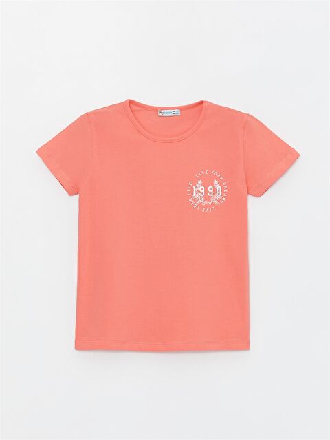 Myhanne Bisiklet Yaka Kız Çocuk Tişört