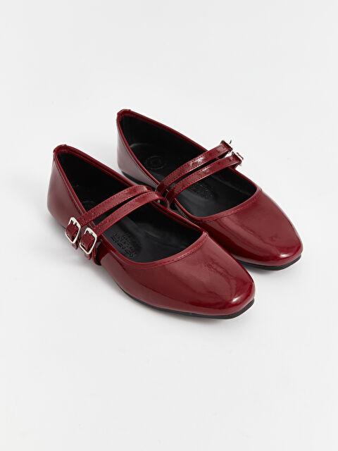 LCW STEPS Faux Leather Women's Ballet Flats - S4MC66Z8-YHR