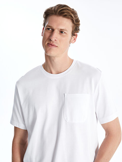 LCWAIKIKI Classic Bisiklet Yaka Kısa Kollu Erkek Tişört - S4MD26Z8-Q6K