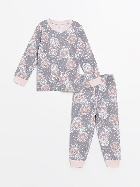 Luggi Baby Bisiklet Yaka Kız Bebek Pijama Takımı - S4MD75Z1-GNG