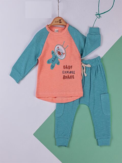 Babyzz Bisiklet Yaka Erkek Bebek Takım - S4MJ29Z1-GZE