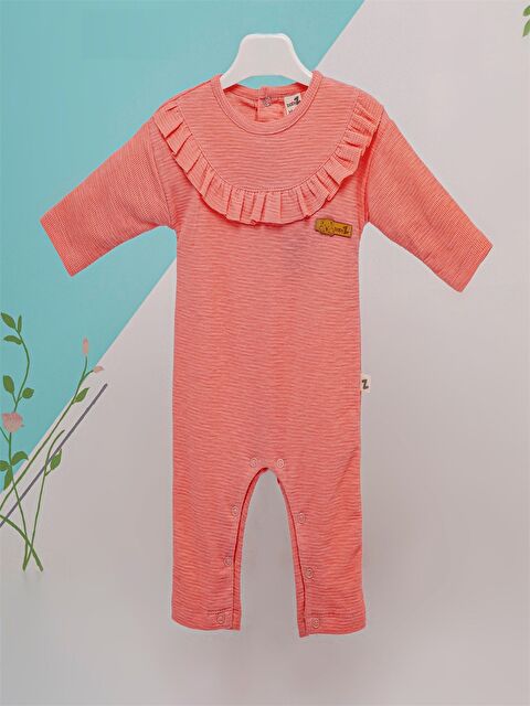 Babyzz Bisiklet Yaka Kız Bebek Tulum - S4MJ82Z1-H0P