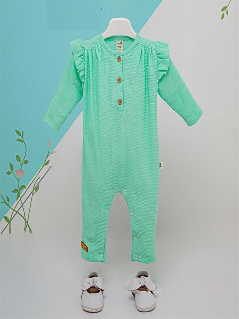 Babyzz Bisiklet Yaka Kız Bebek Tulum - S4MJ83Z1-GHX