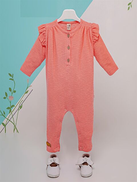 Babyzz Bisiklet Yaka Kız Bebek Tulum - S4MJ83Z1-H0P