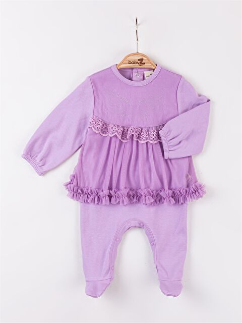 Babyzz Bisiklet Yaka Kız Bebek Tulum - S4MJ90Z1-GNG