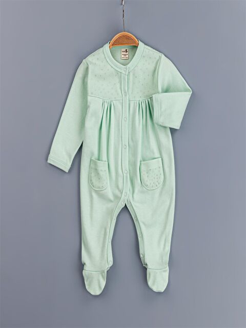 Babyzz Bisiklet Yaka Kız Bebek Tulum - S4MJ93Z1-GHX