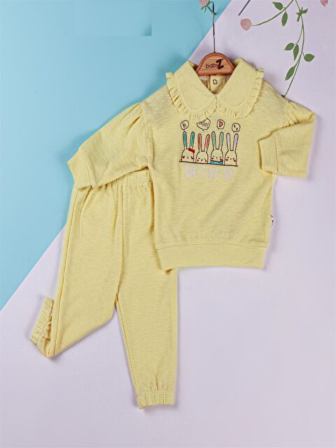 Babyzz Bebe Yaka Kız Bebek Takım - S4MK09Z1-FRL