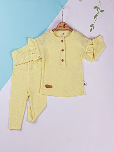 Babyzz Bisiklet Yaka Kız Bebek Takım - S4MK10Z1-FRL