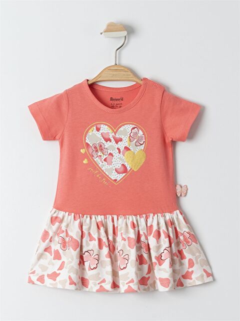 Miniworld Bisiklet Yaka Kız Bebek Elbise - S4MN86Z1-GPM