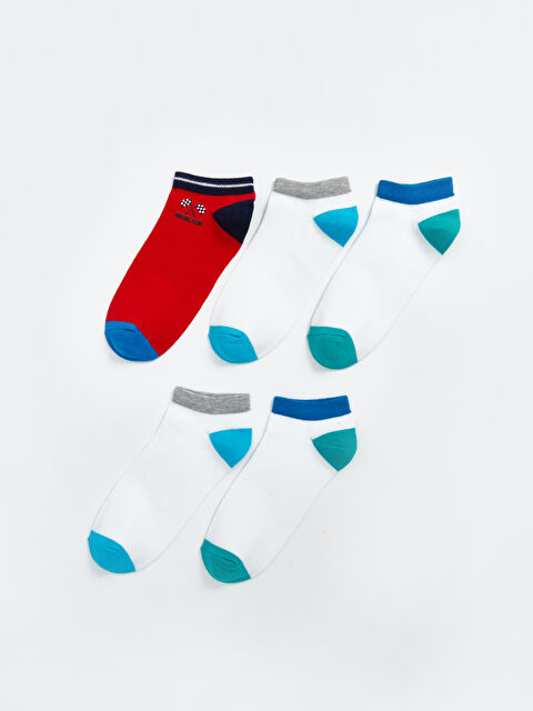 LCW Kids Erkek Çocuk Patik Çorap 5'li - S4MR14Z4-K00