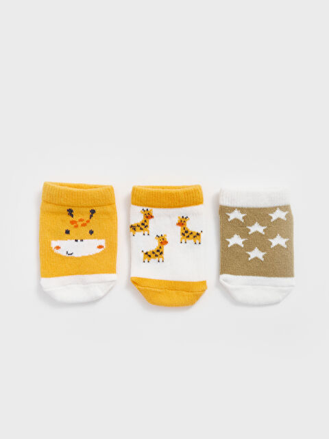 LCW baby Printed Baby Boys' Bootie Socks 3-pack - S4MS61Z1-FQS
