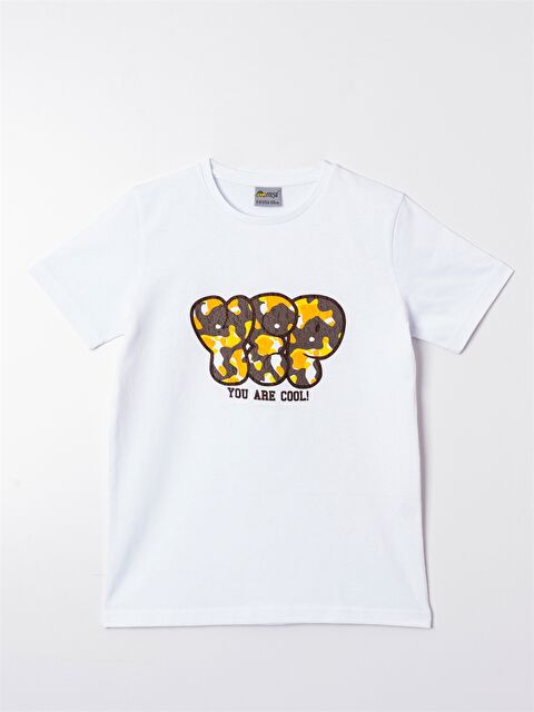 Mışıl Kids Bisiklet Yaka Erkek Çocuk Tişört - S4MU13Z4-J5E