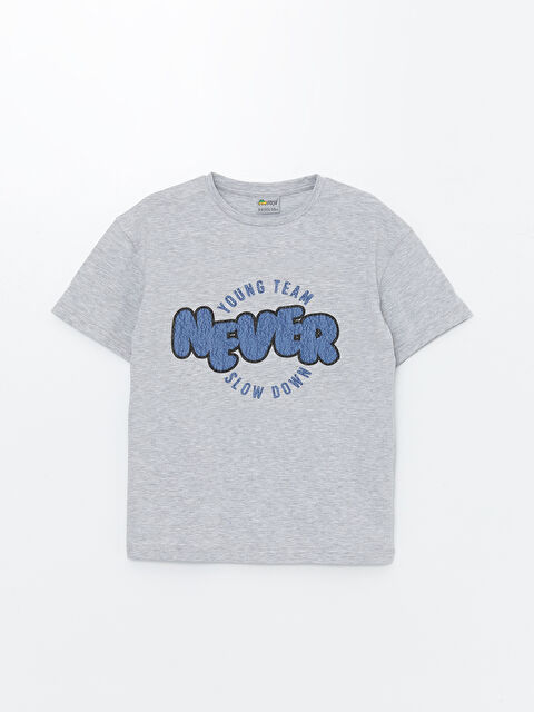 Mışıl Kids Bisiklet Yaka Erkek Çocuk Tişört - S4MU17Z4-DEK