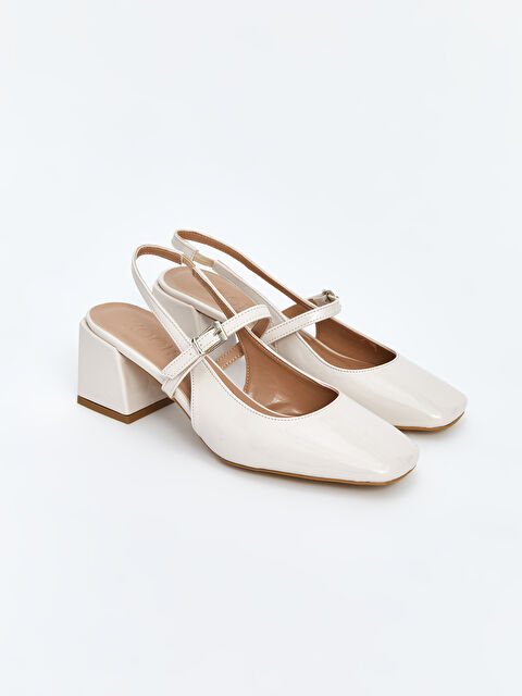 KOOR Deri Görünümlü Kadın Topuklu Ayakkabı - S4MV11Z8-FFR