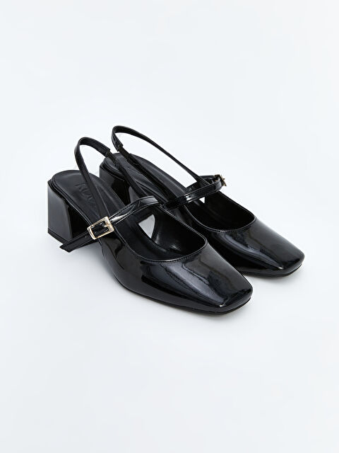 KOOR Deri Görünümlü Kadın Topuklu Ayakkabı - S4MV11Z8-HUC