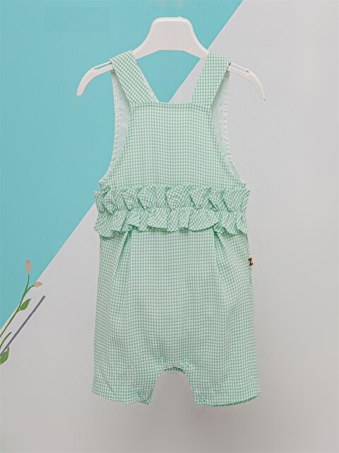 Babyzz Kare Yaka Kız Bebek Tulum - S4MV23Z1-GHX