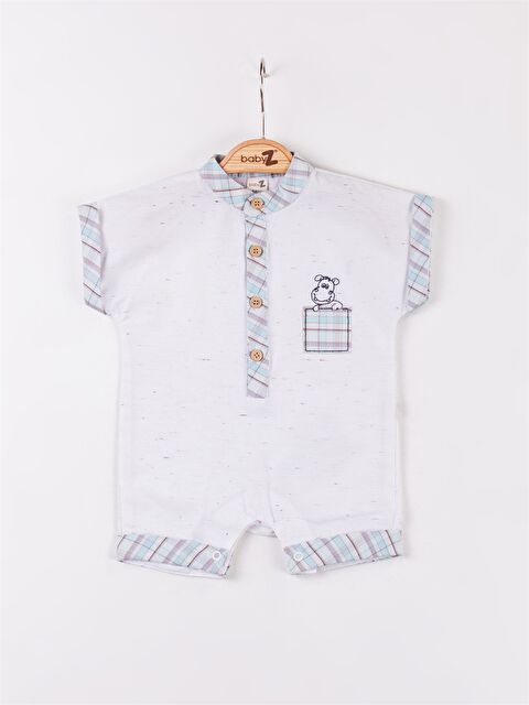 Babyzz Bisiklet Yaka Erkek Bebek Tulum - S4MV38Z1-J5E