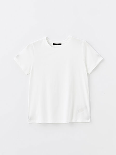 LCW Comfort Bisiklet Yaka Kadın Tişört - S4MY82Z8-Q6K