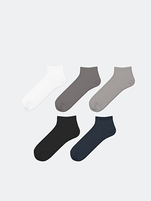 LCW ACCESSORIES Bambu Erkek Patik Çorap 5'li - S4N062Z8-K00