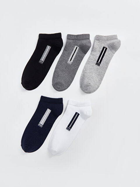 LCW ACCESSORIES Desenli Erkek Patik Çorap 5'li - S4N070Z8-K00