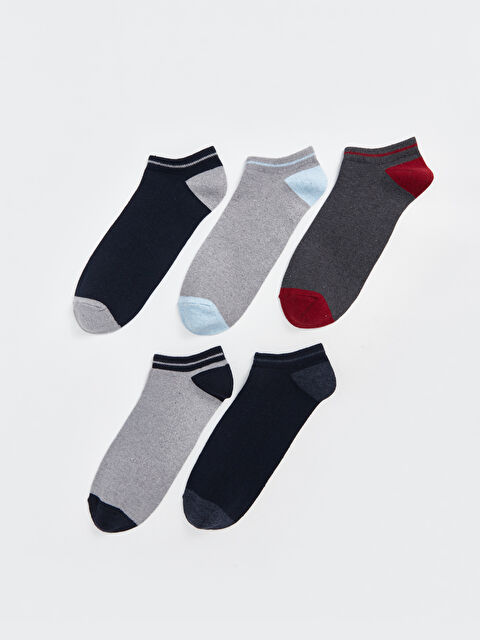 LCW ACCESSORIES Desenli Erkek Patik Çorap 5'li - S4N147Z8-K00