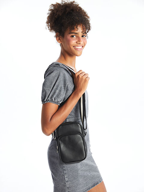 LCW ACCESSORIES Deri Görünümlü Kadın Omuz Çantası - S4N352Z8-HUC