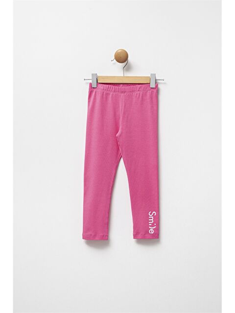 Pija Pija Beli Lastikli Baskılı Kız Bebek Eşofman Altı - S4N383Z1-FSX