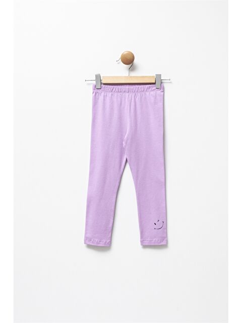 Pija Pija Beli Lastikli Baskılı Kız Bebek Eşofman Altı - S4N383Z1-GNG