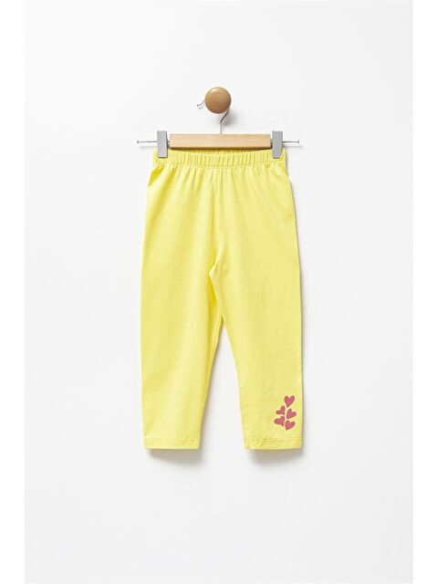 Pija Pija Beli Lastikli Baskılı Kız Çocuk Eşofman Altı - S4N388Z4-FRL