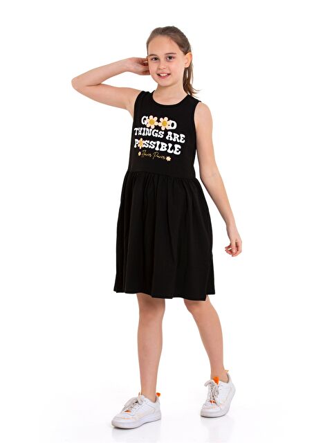 Myhanne Bisiklet Yaka Kız Çocuk Elbise - S4N603Z4-HEG