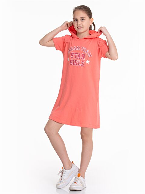 Myhanne Kapüşonlu Kız Çocuk Elbise - S4N620Z4-EKR