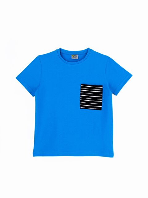 Mışıl Kids Bisiklet Yaka Erkek Çocuk Tişört - S4N649Z4-GJY