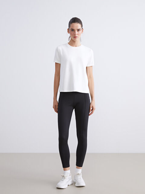 KOOR SPORT Beli Lastikli Kadın Spor Tayt - S4NA58Z8-CVL