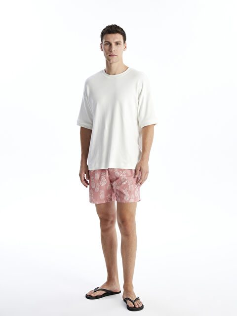 XSIDE Kısa Boy Desenli Erkek Deniz Şortu - S4NL52Z8-LT4