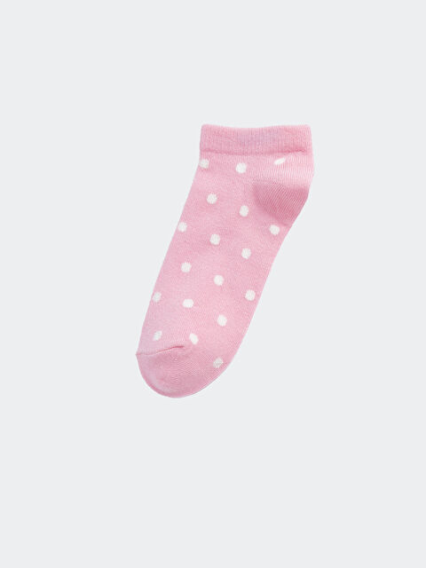 LCW Kids Puantiyeli Desenli Kız Çocuk Patik Çorap - S4NU17Z4-J3S