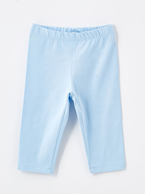 LCW Kids Beli Lastikli Basic Kız Çocuk Tayt - S4NU28Z1-G7V